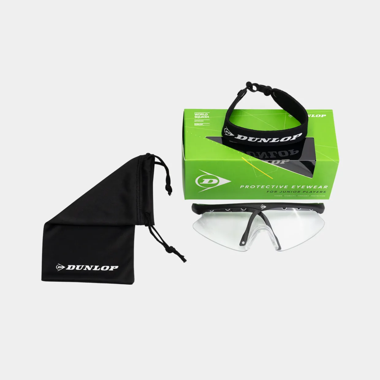 PROTECTIVE EYEWEAR-JUNIOR PLAYERS - BLACK