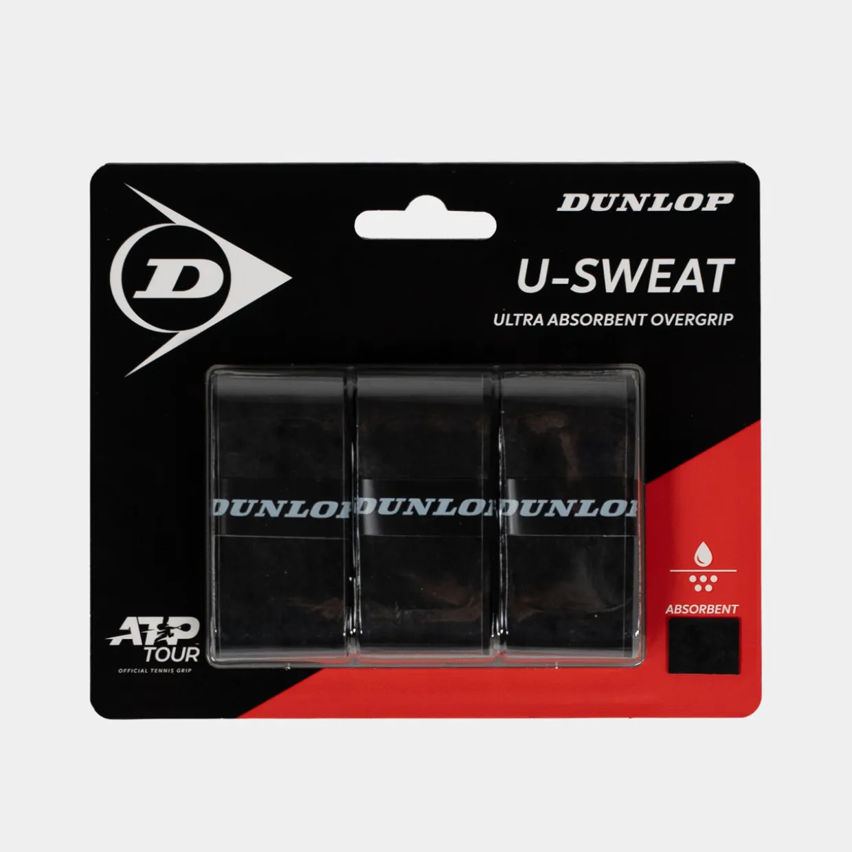 U-SWEAT OGRIP BLK 3PCS BLISTER